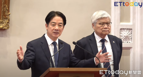 ▲▼總統賴清德偕同台積電董事長魏哲家召開記者會。（圖／翻攝直播）