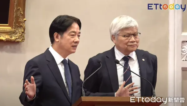 ▲▼總統賴清德偕同台積電董事長魏哲家召開記者會。（圖／翻攝直播）