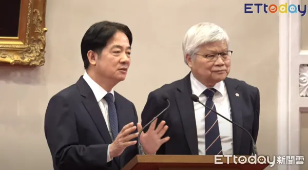 ▲▼總統賴清德偕同台積電董事長魏哲家召開記者會。（圖／翻攝直播）