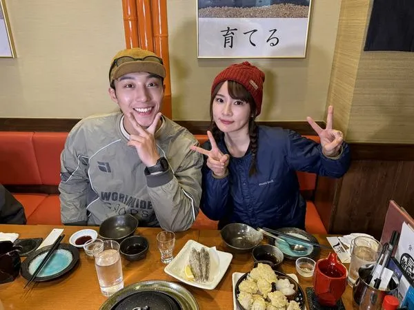 ▲卞慶華(左)與林莎。（圖／TVBS提供）