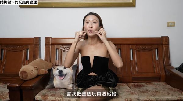 ▲▼薔薔開撕NanaQ。（圖／翻攝自YouTube／薔薔）