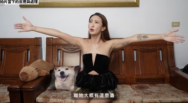 ▲▼薔薔開撕NanaQ。（圖／翻攝自YouTube／薔薔）