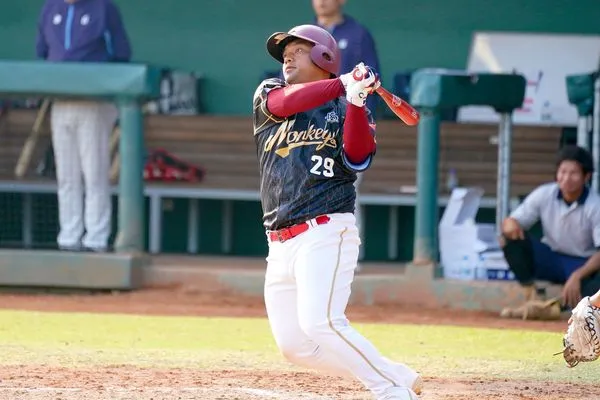 ▲邱邦通過樂天桃猿測試。（圖／樂天桃猿提供）