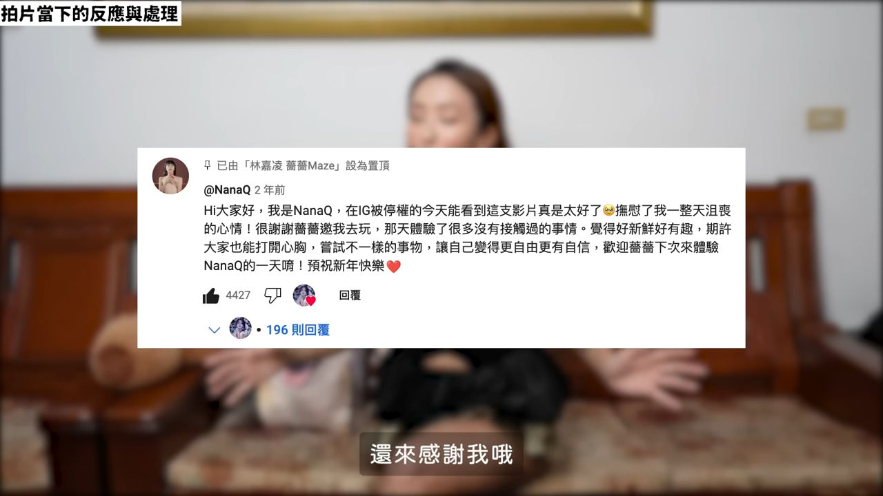 ▲▼薔薔。（圖／翻攝自YouTube／林嘉凌薔薔Maze）