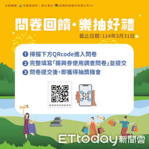 花蓮振興券政策調查!廣邀縣民商家提供意見 填好填滿抽好禮