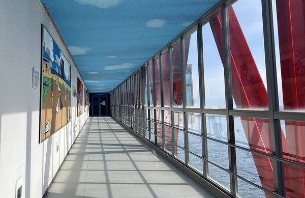 ▲▼北海道流冰景觀最棒的咖啡館！值得遠赴一趟的360度流冰海景與咖啡鬆餅時光｜紋別海洋交流中心的鄂霍次克氷海展望塔與Companio Cafe。（圖／部落客CJ夫人授權提供）