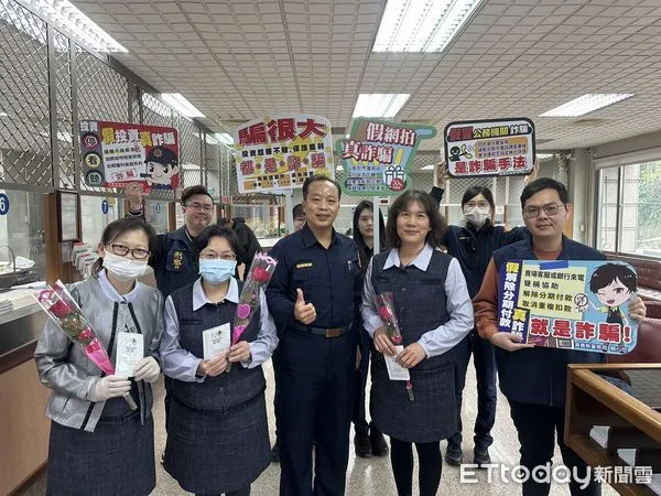 ▲▼  歡慶38婦女節 中埔警分局長結合防詐送暖】   。（圖／中埔分局提供）