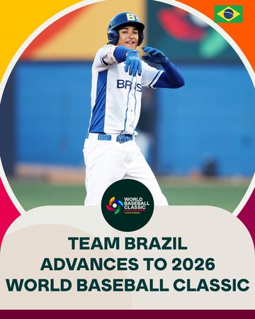 ▲▼巴西晉級2026經典賽正賽。（圖／翻攝自X／World Baseball Classic）