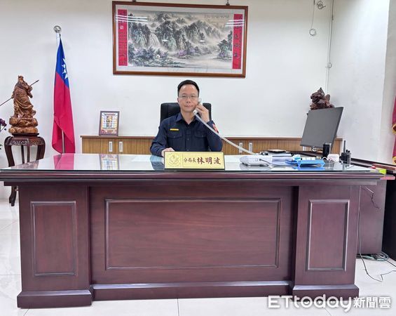 ▲屏東警分局長林明波分享轄內發生簡訊詐財話術            。（圖／記者陳崑福翻攝）