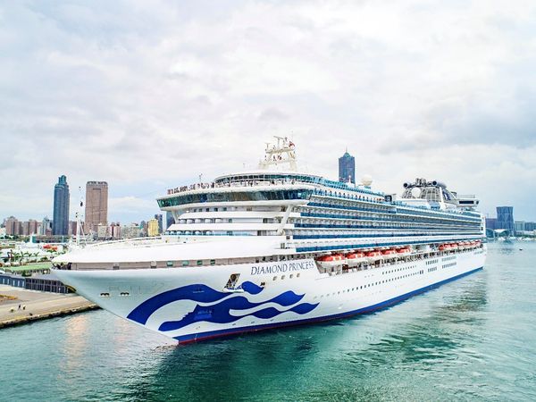 ▲公主郵輪鑽石公主號將於4月30日首次靠泊高雄港旅運中心。（圖／高雄港務分公司）