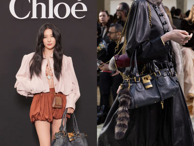 巴黎時裝周/ Chloé鎖頭包、蕾絲裙叛逆進化!Red Velvet瑟琪露長腿看秀