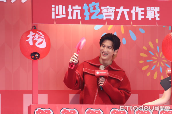 ▲孫沁岳出席Mercari城市挖寶巡迴號啟航活動。（圖／記者林敬旻攝）