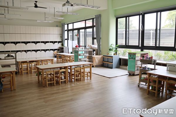 ▲新建的林內國小附設幼兒園設施完善，包含多功能教室、遊戲區、戶外活動空間，以及符合幼兒發展需求的學習設備。（圖／記者游瓊華翻攝）