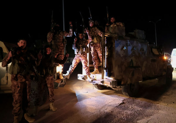 ▲▼ 敘利亞部隊前往拉塔基亞（Latakia）。（圖／路透）