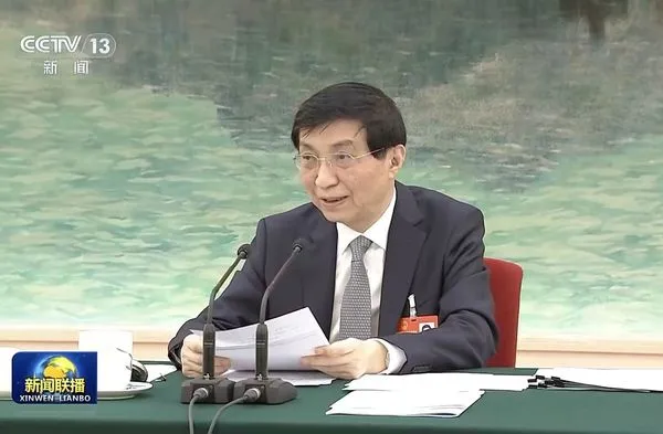 ▲▼ 王滬寧、2025、兩會、人大台灣團            。（圖／記者任以芳攝）