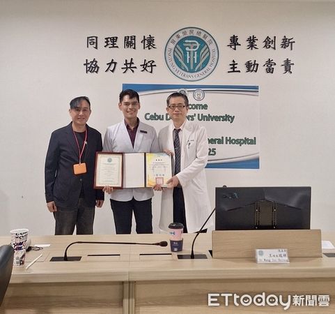 ▲大仁科大學及菲律賓護理及藥學準畢業生訪問屏東榮民總醫院。（圖／大仁科大提供）