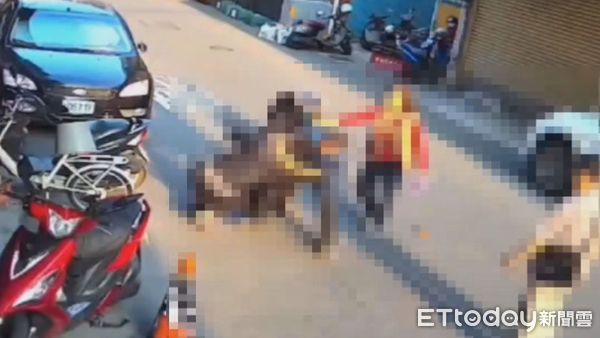 ▲▼ 高雄鳳山區華山街今（８）日發生一起傷害事件            。（圖／記者吳世龍翻攝）