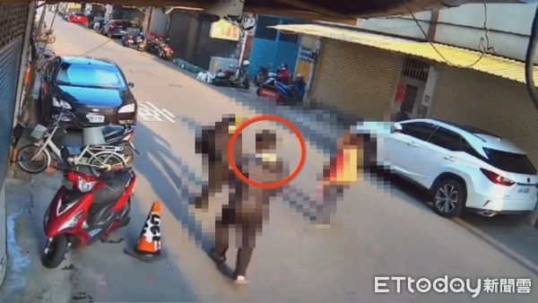 ▲▼ 高雄鳳山區華山街今（８）日發生一起傷害事件            。（圖／記者吳世龍翻攝）