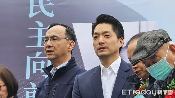 ▲▼國民黨北市黨部主委黃呂錦茹國民黨主席朱立倫台北市長蔣萬安出席國父孫中山先生逝世100周年緬懷紀念植樹活動。（圖／記者呂佳賢攝）