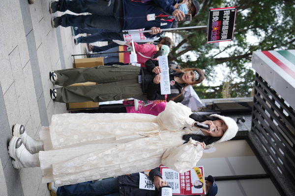 ▲▼罷免王鴻薇團隊成員阿美。（圖／罷免王鴻薇團隊提供）