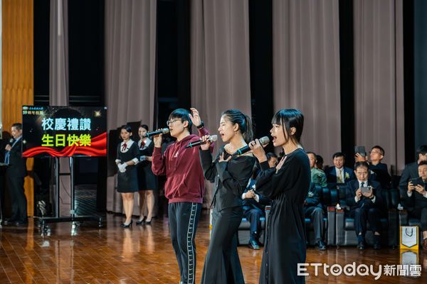 ▲嘉南藥理大學迎來創校59週年，8日上午在該校紹宗體育館舉辦59校慶典禮暨運動會開幕儀式。（圖／記者林東良翻攝，下同）