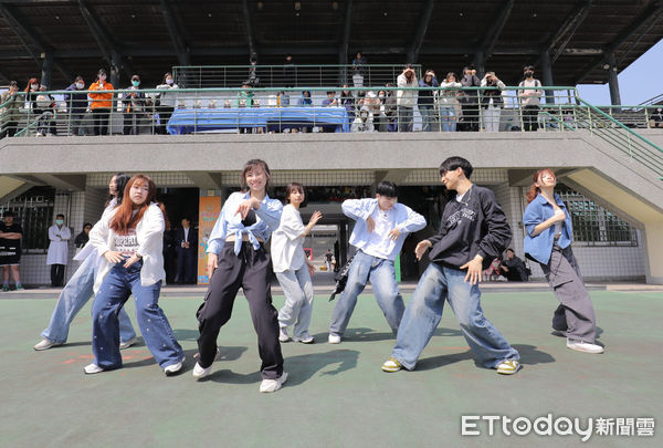 ▲嘉南藥理大學迎來創校59週年，8日上午在該校紹宗體育館舉辦59校慶典禮暨運動會開幕儀式。（圖／記者林東良翻攝，下同）