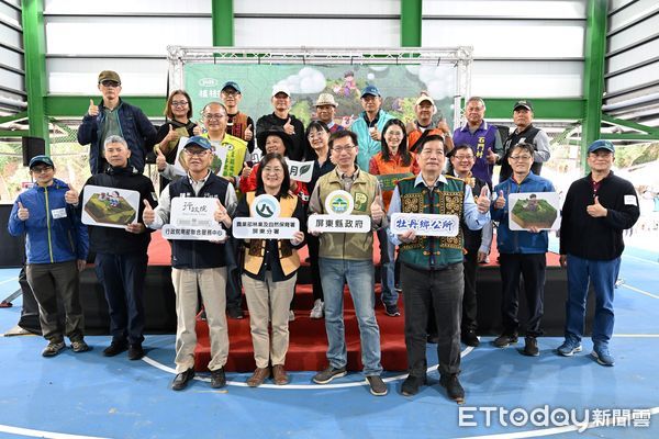 ▲牡丹鄉高士神社「織一片生態綠網 植出屏東美好」植樹活動            。（圖／林業及自然保育署屏東分署提供）