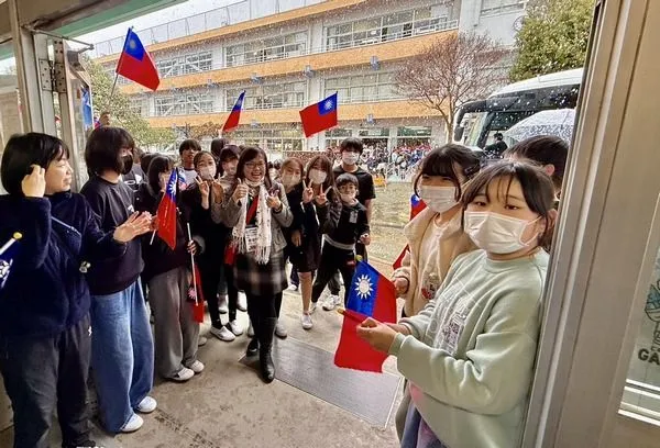 ▲桃園中山國小師生赴日交流　