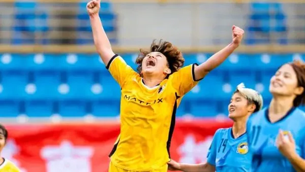 ▲高雄先鋒女足向下紮根，期盼為台灣培育更多未來之星。（圖／柏文提供）