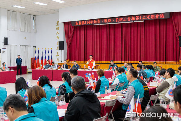 ▲▼    嘉義縣114年動員、戰綜、災防三合一會報  。（圖／嘉義縣政府提供）