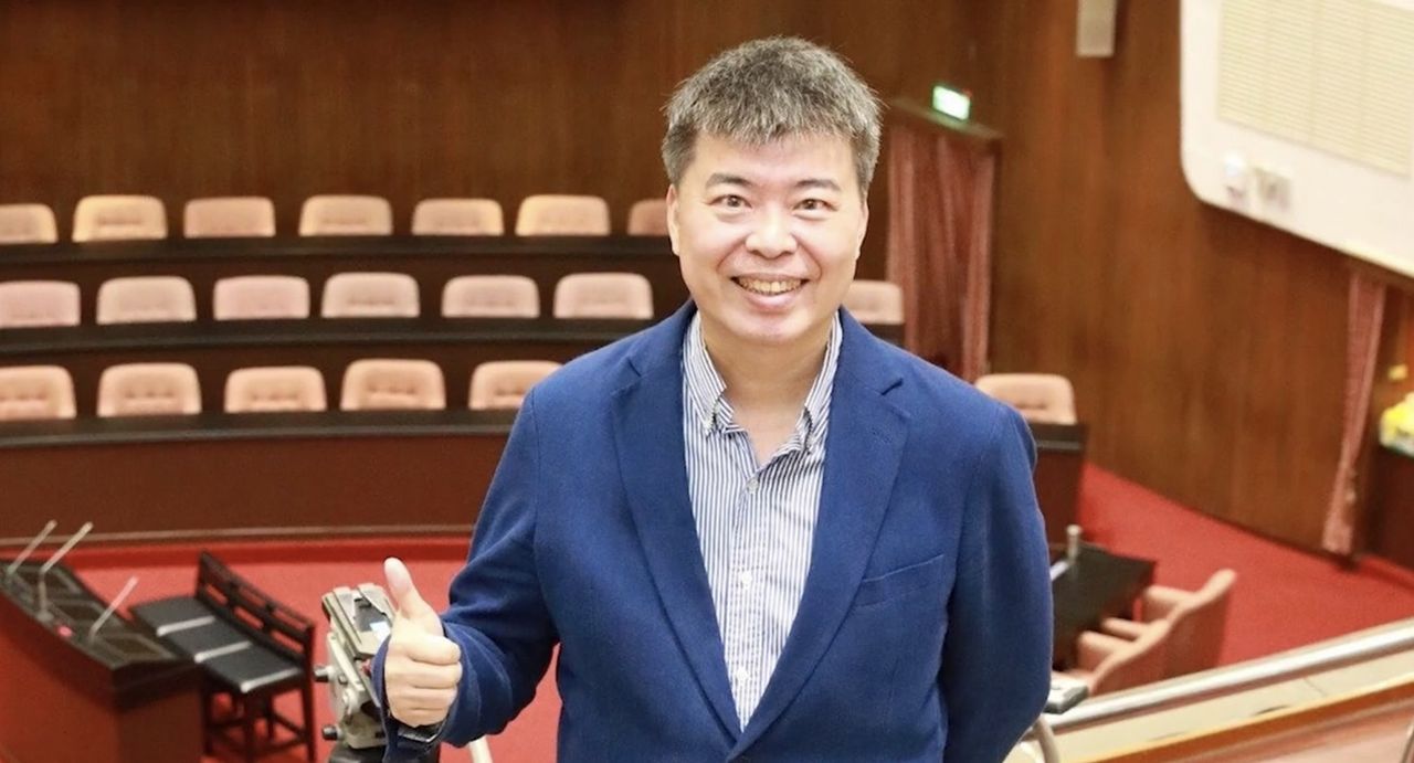 ▲中華民國智障者家長總會副秘書長孫一信。（圖／翻攝自YouTube／民進黨）