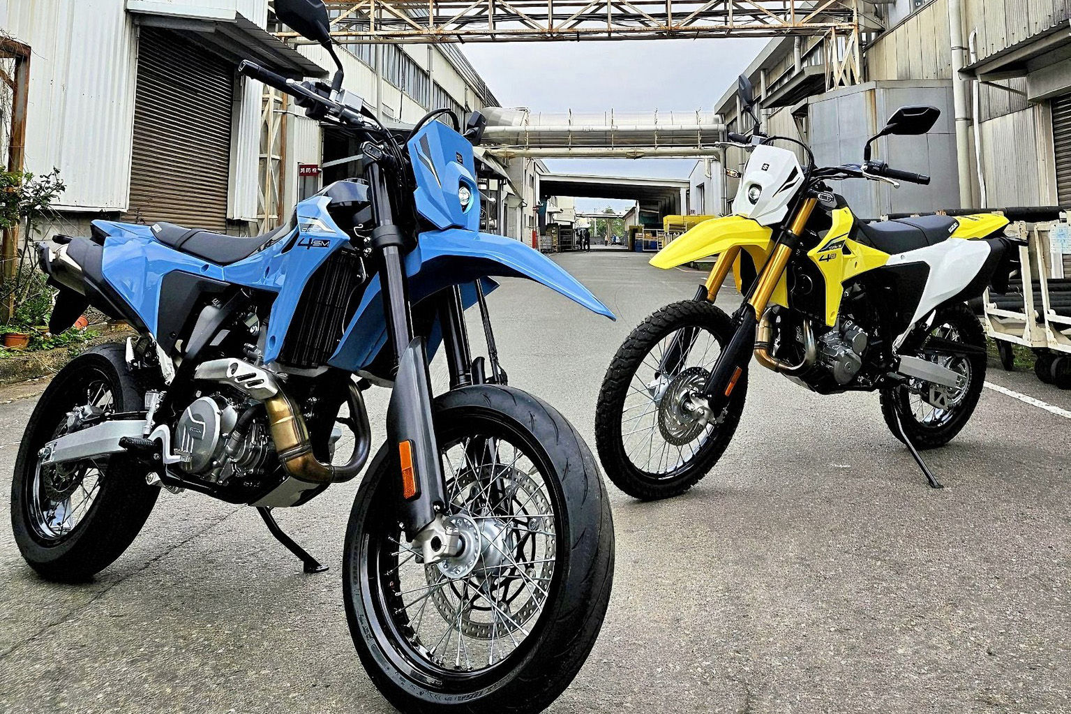 ▲Suzuki「最新黃牌滑胎／越野重機」實車抵台！粉絲團突襲貼文引熱議。（圖／翻攝自Suzuki）