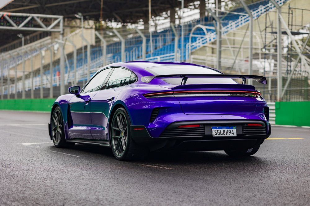 ▲保時捷Taycan Turbo GT刷新巴西賽道單圈 。（圖／翻攝自Porsche）