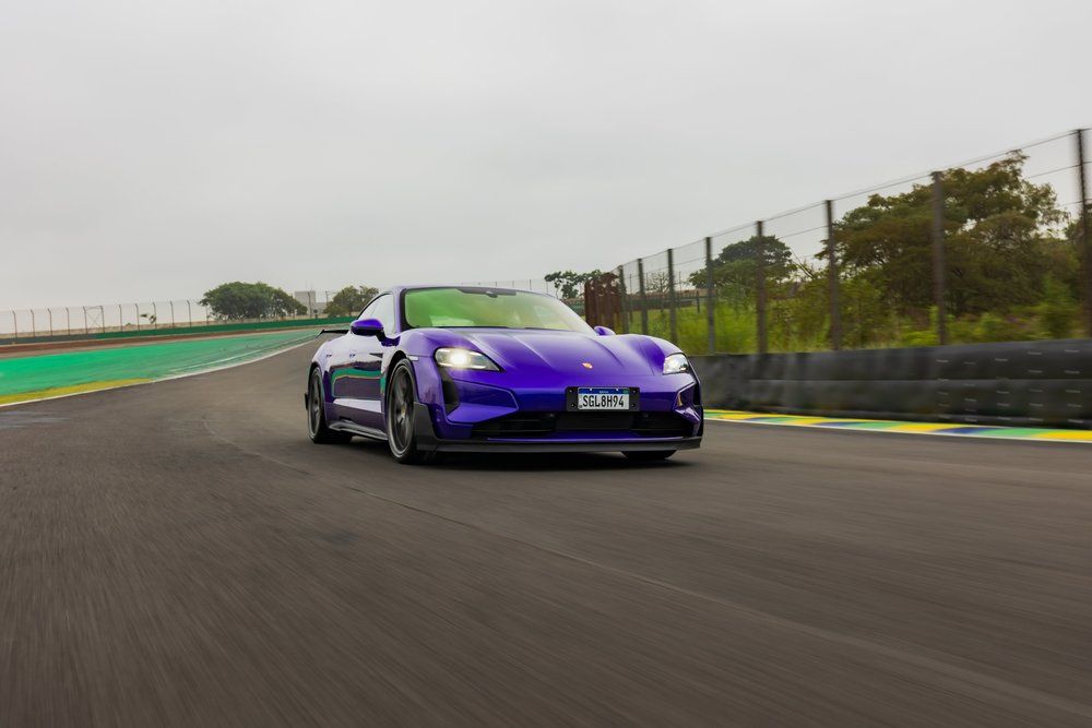 ▲保時捷Taycan Turbo GT刷新巴西賽道單圈 。（圖／翻攝自Porsche）