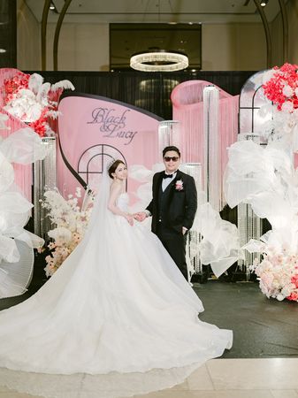 ▲▼ 黑男跟Lucy婚禮照片曝光。（圖／本人提供）