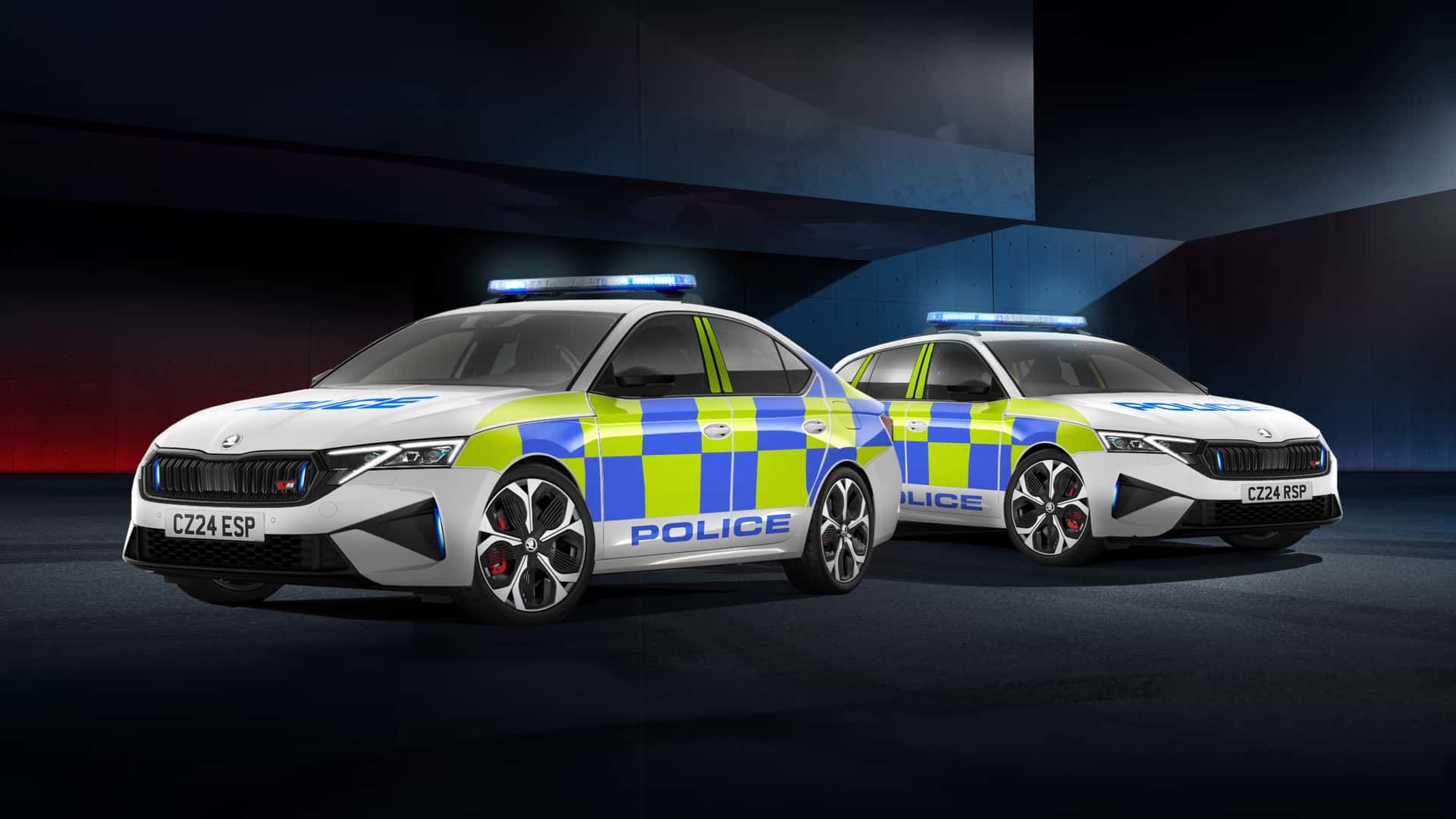 ▲Octavia RS警車。（圖／翻攝自Skoda）