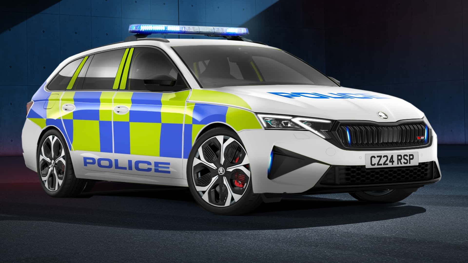 ▲Octavia RS警車。（圖／翻攝自Skoda）