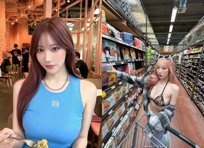 超市見「正妹只穿透視Bra」晃車頭燈逛街！激美身材全露　超香畫面瘋傳