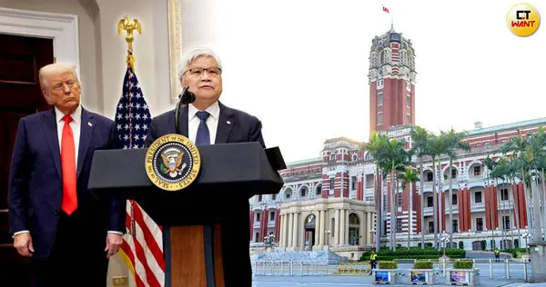 台積電董事長魏哲家三天內橫跨太平洋兩端的總統府開記者會。（圖／報系資料照、路透）