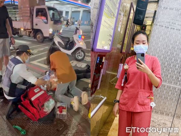 ▲▼最美天使找到了！護理師「雙膝跪黑青」曝搶命過程：一定要救他。（圖／記者吳世龍攝）