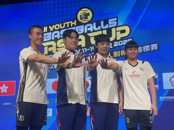 ▲▼U18亞洲五人制棒球，中華隊宋米家、教練馮韋國、教練蕭淑妃、陳巧琳。（圖／記者楊舒帆攝）