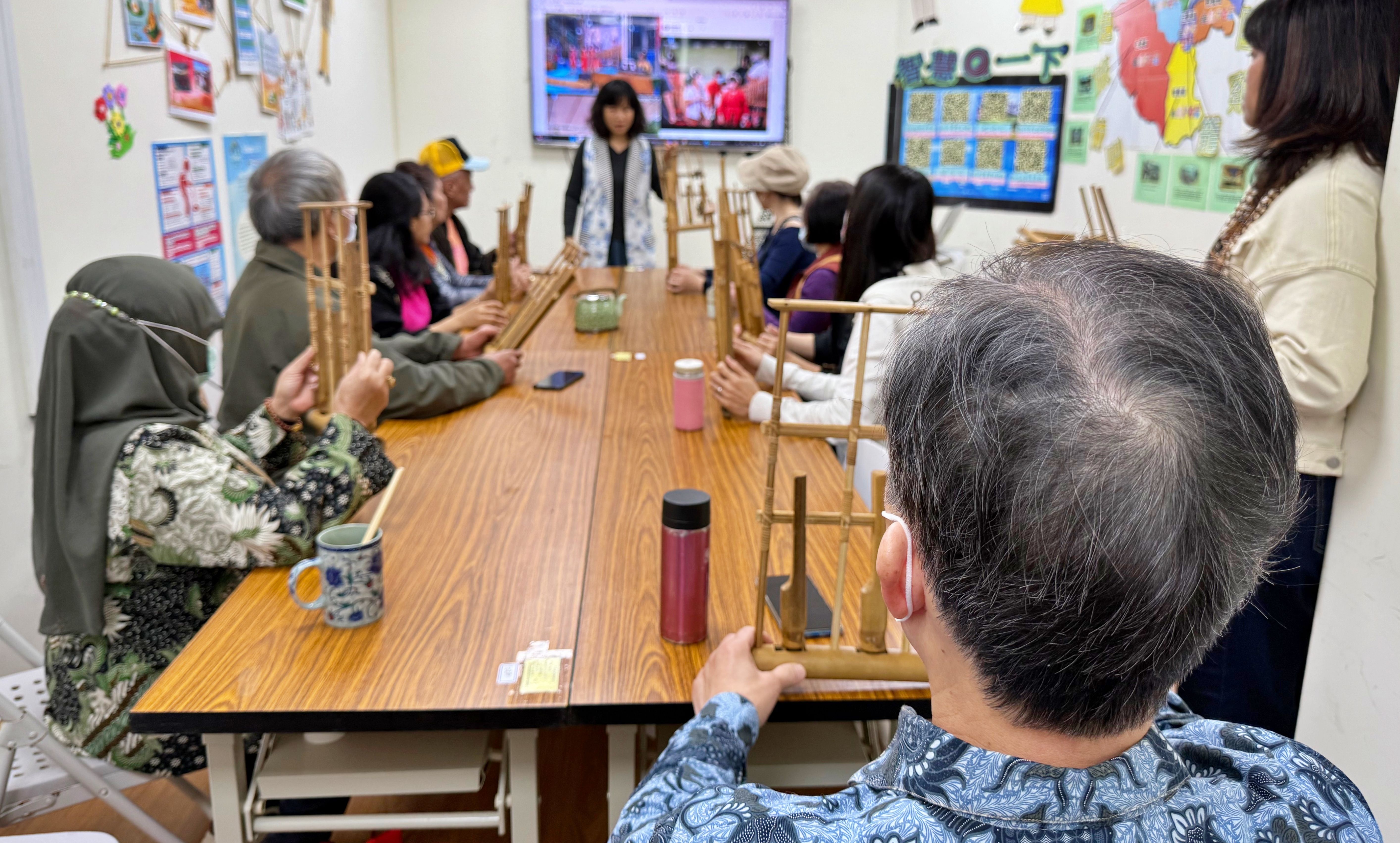 ▲印尼共學團走進基隆。（圖／移民署基隆市服務站提供）