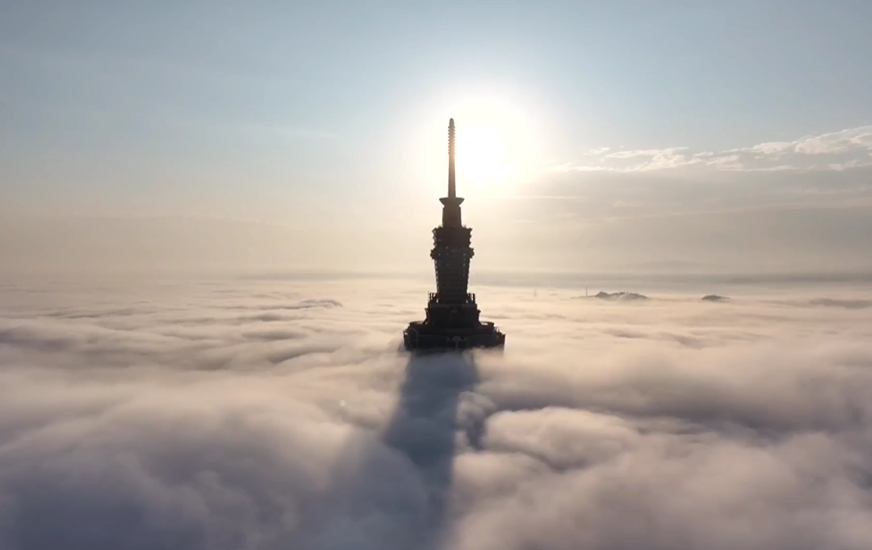 ▲台北101「穿破雲海」超壯觀。（圖／沈張鴻授權引用，下同）