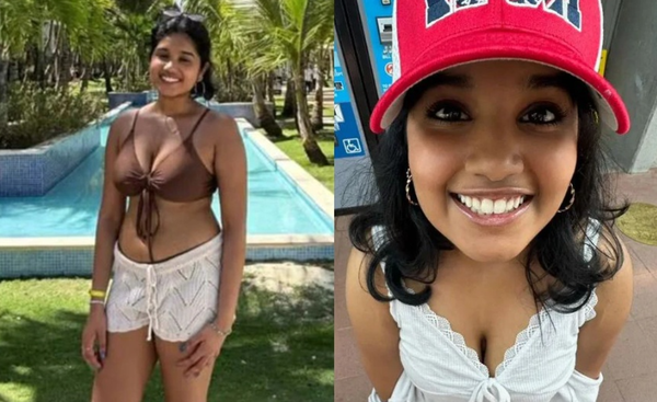 女大生出國度假「穿比基尼海邊失蹤」　家人擔心：可能被綁架。（圖／翻攝自TikTok）
