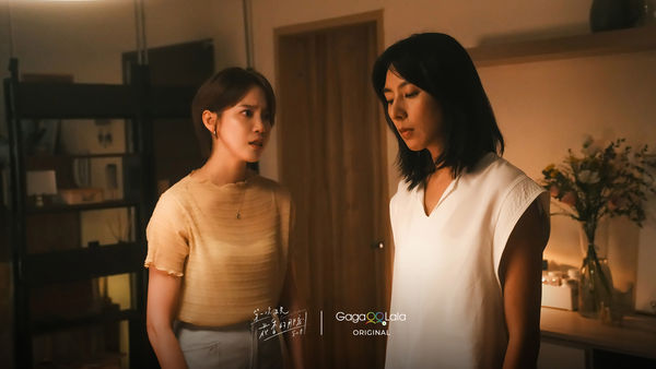 ▲程予希、林辰唏、袁漠遙在《第一次遇見花香的那刻》第2季陷入三角戀。（圖／GagaOOLala提供）