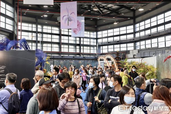 ▲台灣國際蘭展3天累計8萬人次搶觀賞，市府歡迎全家一起來趟台南，享受難得的蘭花之旅。（圖／記者林東良翻攝，下同）
