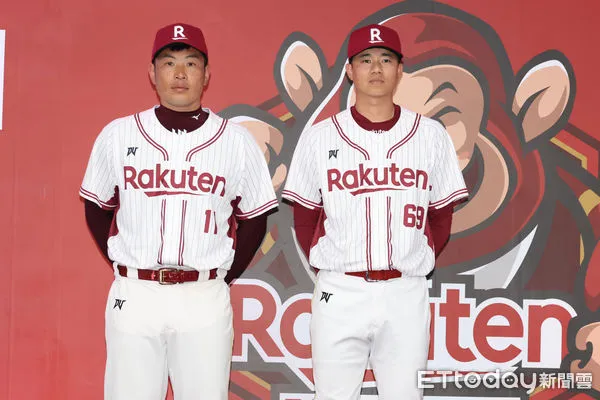 ▲▼  0311 樂天桃猿開季記者會 -林鴻育,黃子鵬。（圖／記者黃克翔攝）