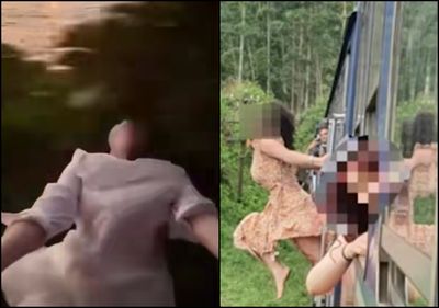 陸女斯里蘭卡旅遊「身體探出火車」拍美照　下秒猛撞隧道墮軌命危
