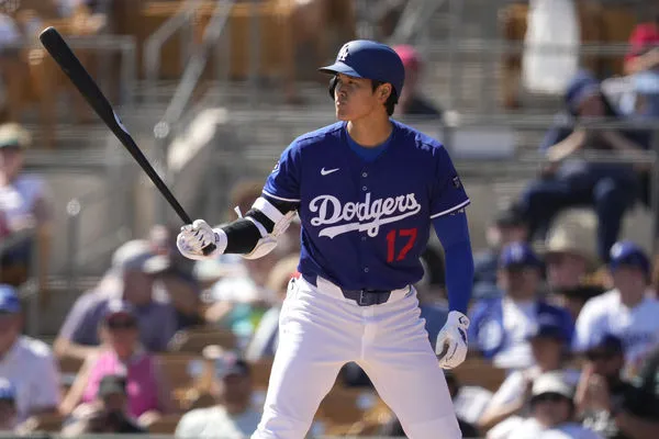 ▲▼道奇二刀流巨星大谷翔平11日對亞利桑那響尾蛇春訓比賽，3打數1安打。（圖／達志影像／美聯社）