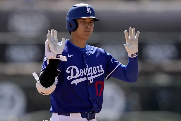 ▲▼道奇二刀流巨星大谷翔平11日對亞利桑那響尾蛇春訓比賽，3打數1安打。（圖／達志影像／美聯社）